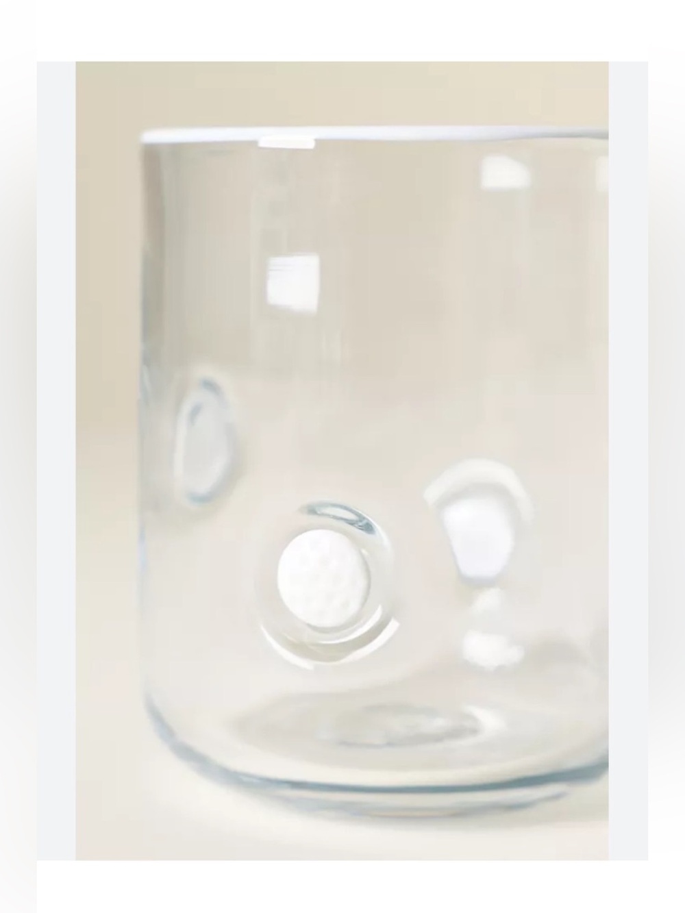 ⛳️Anthropologie Golf Glass Icon Juice Sports Edition New White Golfball